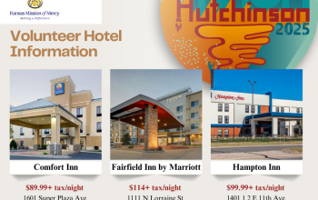 Volunteer Hotel Information Available