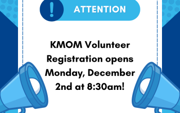 Volunteer Registration Now Open